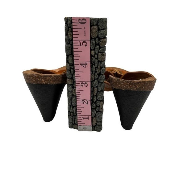 Natural Soul Orange Eily Floral Heeled Sandals Size 10 Women’s - Picture 6 of 8